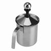 400ML/800ML Stainless Steel Manual Milk Frother Double Mesh Coffee Foamer