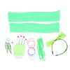 80s Earring Neon Headband Set Accessories Silicone Light Bracelets Headband