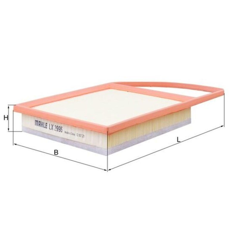 MAHLE LX 2995 - Air Filter Car - Engine