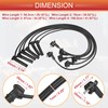 ACROPIX Car Spark Plug Coil Wire Ignition Coil Harness Cable