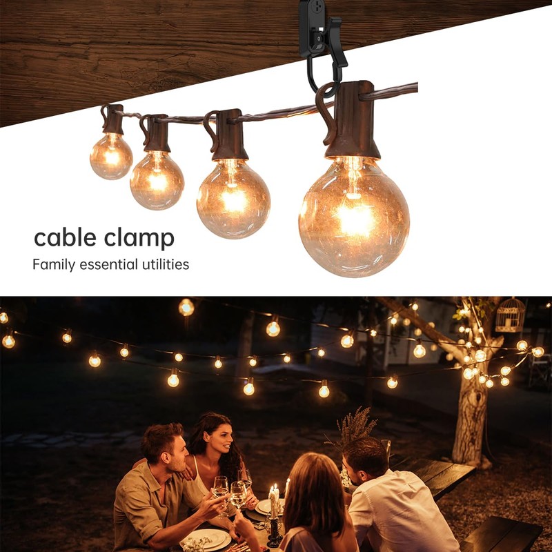 Elrswy Hanger Hooks,String Light Hooks,Screw-in Hooks for Hanging String Lights