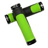 AWE® AWEGrip™ Alloy BMX MTB Bicycle Handlebar Locking Grips (Black/Green)