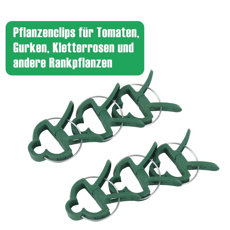 Miuezuth Pack of 24 Plant Clips for Tomatoes, Cucumbers, Climbing