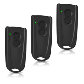 Replacement Remote Control for EcoStar RSC2 433, Garage Door Opener, Remote Control 433.92 MHz, 4 Channels, Compatible with Hormann EcoStar Liftronic 500/700/800, Portronic D2500/D5000/S4000, Pack of