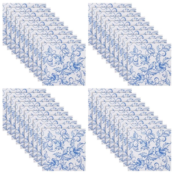 RELKLYU 40 Petals of Floral Weaves, Party Supplies, Elee Handkerchiefs,