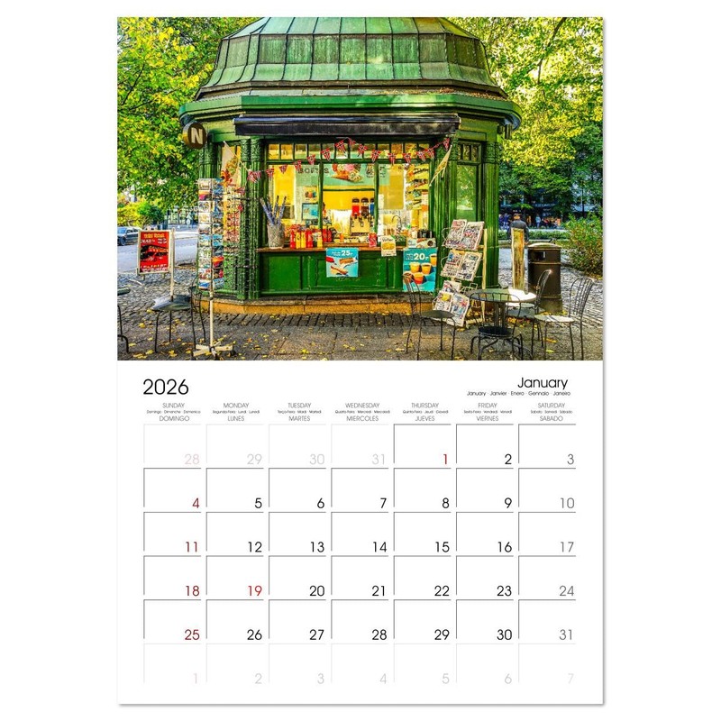 Oslo - the capital of Norway (Monthly Wall Calendar 2026