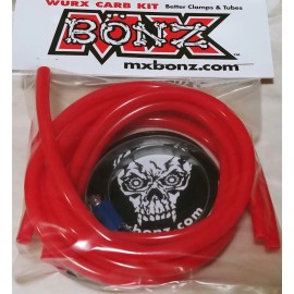 MX BONZ HONDA CR480R 1982-1983 CR 480 CARBURETOR VENT HOSES CLAMPS MX BONZ WURX CARB KIT