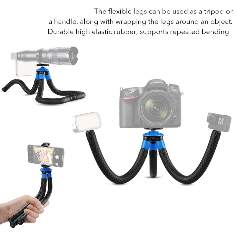 APEXEL APL-JJ07 Detachable Flexible Octopus Tripod Portable Mini Travel Mobile