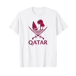 QATAR FLAG QATARI EMBLEM ARMS T-Shirt