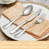 MUTNITT 30 Pcs Silverware Set Service for 6,Premium Stainless Steel