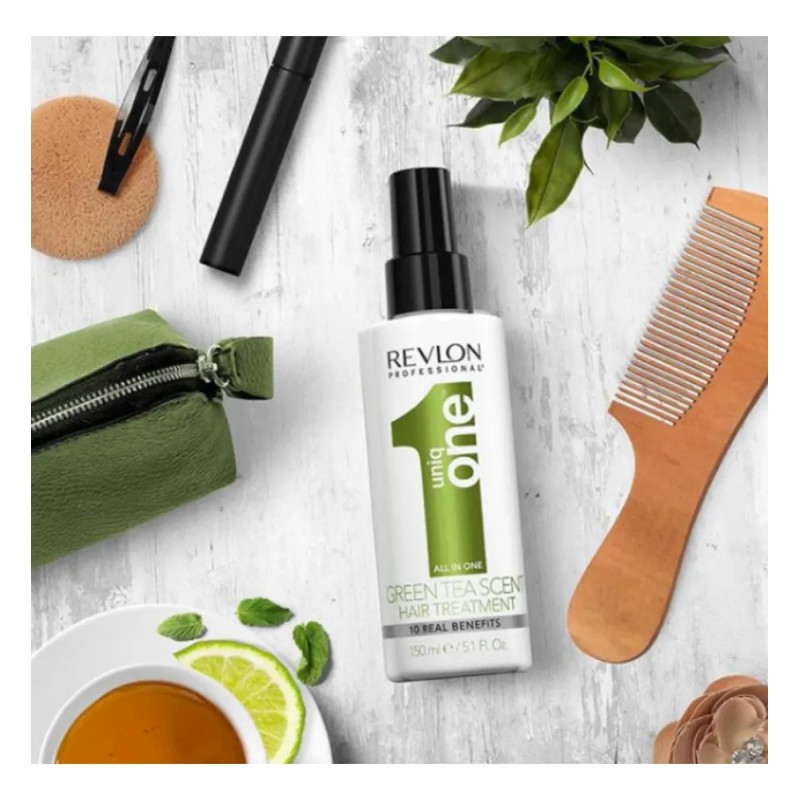 Revlon Tratamiento Capilar Uniq One Té Verde 150 Ml
