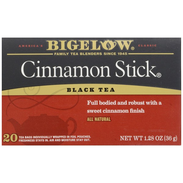 Bigelow Tea - Black Tea Cinnamon Stick - 20 Tea Bags