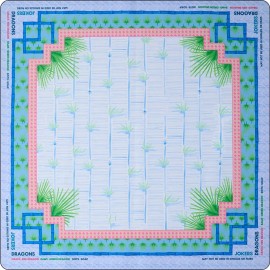 Customized Holiday Party Luxury Mahjong Mat American Mahjong Table Mat Elegant Smooth Playing SurfaceSize: 800mm*800mm, Color: multi-14