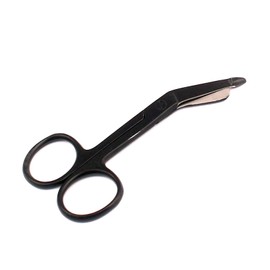 LAJA IMPORTS New Premium Grade Set of 4 Lister Bandage Scissors 7.25+5.5"+4.5"+3.5" Black Color Surgi Instruments