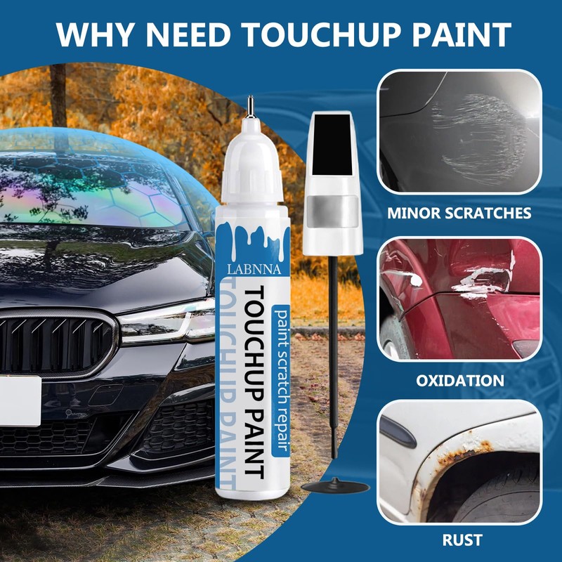 Magnetic Gray Metallic(P8Y) Touch Up Paint for Subaru-Exact Match 2