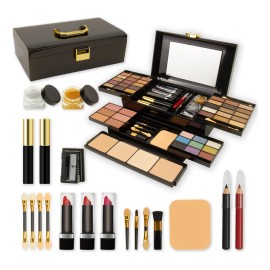 Traje De Maquillaje Femenino 132 Piezas Y Estuche