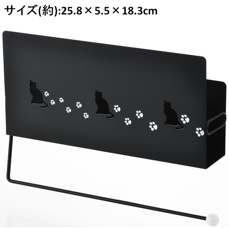 Yoshikawa 1305908 Kitchen Paper Holder, Made in Japan, Width 10.2