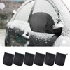 Ziciner 6 PCS Waterproof Side View Mirror Covers with Drawstrings,