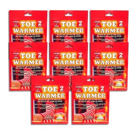 Mystical Fire Toe Warmers 8 Pairs Pack -Adhesive Disposable Heat Packets- Natural Air Activated Toe Warmers for Women & Men - Perfect for Cold Weather & Outdoor Adventures- Camping & Winter Essentials