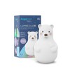 Angelcare Lumicolor Bear Baby Night Light, Color-Changing and Rechargeable Kids