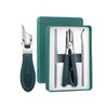 DAILIENFUS 3-Piece Set Nail Clippers with Eagle Beak Angle for