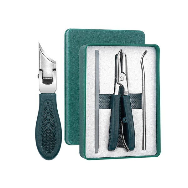 DAILIENFUS 3-Piece Set Nail Clippers with Eagle Beak Angle for