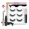 Kit De Pestañas Postizas Magnéticas & Delineador Magnetico