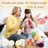 Katech 4 x 50 g (200 g) Multicoloured Crochet Yarn,