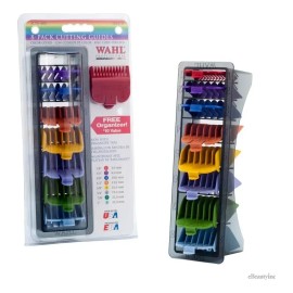 Paquete Wahl® 8 Peines Guía De Corte Con Organizador Colores