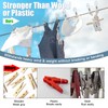 Large Metal Clothes Pins Heavy Duty (20 Pack), 3.4” Stainless