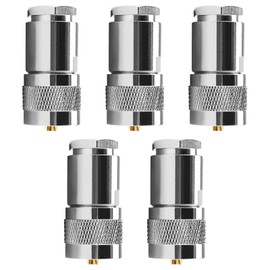 EMSea 5Pcs PL259 Cable Clamp Compression Plug Coaxial Adapter Compatible with 7D-FB Ecoflex 10 RG213 RG214 LMR400