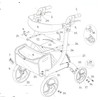 Replacement Parts for Drive Nitro HD Rollator, 10266HD (12. Seat