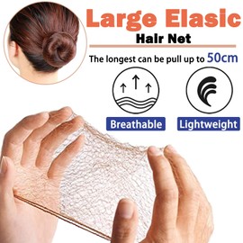Ballet Hair Net for Girls, Ballet Bun Net Brown Bun Net Invisible Hair Net for Child 50Pcs Ballet Net and 50Pcs Bobby Pins Hair Bun Accessories for Ballet Dancers Child Girl Women