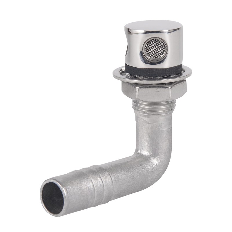 Stainless Steel 90° Elbow Boat Fuel Gas Tank Vent for