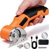 Cordless Electric Scissors, Rechargeable Rotary Cutter for Cloth Paper Leather