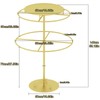 Rotatable Round Clothes Rack 2-tier Kids Clothing Rack for Boutiques,