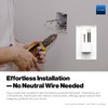 YoLink FlexSwitch, Single Pole Switch, Long-Lasting Battery Powered Smart Light
