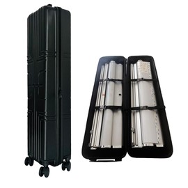 JUST 4 SIGNS Hard Traveling Case (Internal Size : 39" Lx10 Wx8 H) with Wheels for Retractable Banner Stand Roll up Banner Stand
