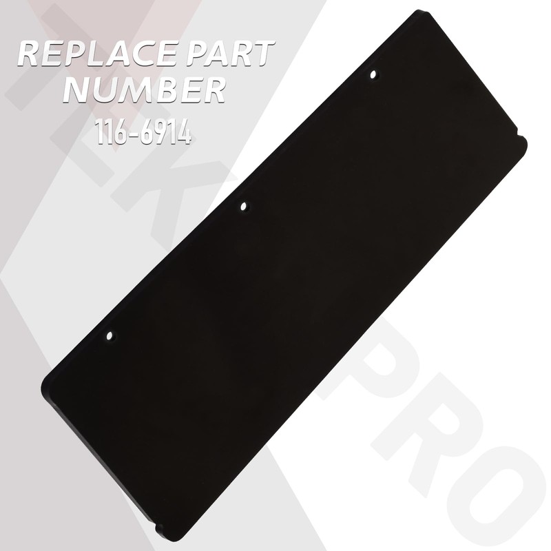 116-6914 Operator Control Discharge Gate for Exmark Lawn Mowers, Black