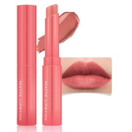 6-Color Velvet Matte Lipstick Balm-in-Pencil for Lips Makeup, Ultra Hydrating, Long-Lasting High lmpact Color Soft Finish, Waterproof Moisturized Lips (02, pack of 1)