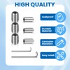 NBPLUS W11366418 Refrigerator Freezer Door Handle Mounting Set Screw Fridge