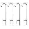 LumaBase Metal Shepherd's Hooks, 18" - Set of 4