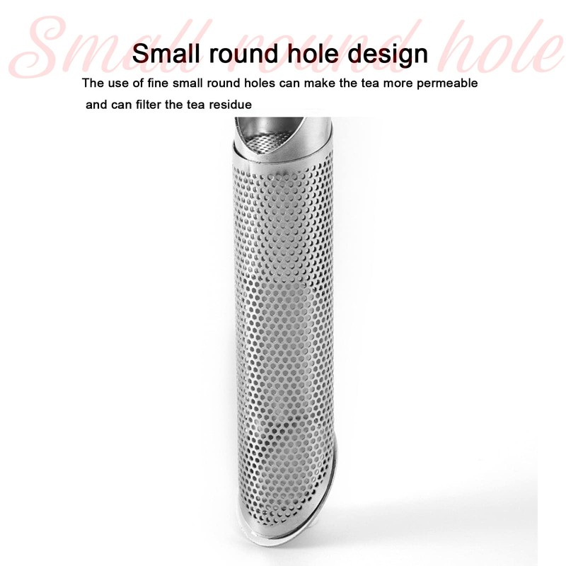 Set of 2 Stainless Steel Tea Strainers, Fine Mesh Tea