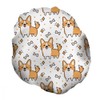 Ceutoiy Waterproof Shower Cap Cute Corgi Shower Caps Yellower Stars