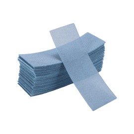 HEROFFIX 50 Pcs Sanding Discs Wet Dry Waterproof Hook&Loop Sandpaper for Woodworking, Automotive Refinishing 3.15Inch x 9.06Inch 180 Grit Blue Ceramic Abrasive