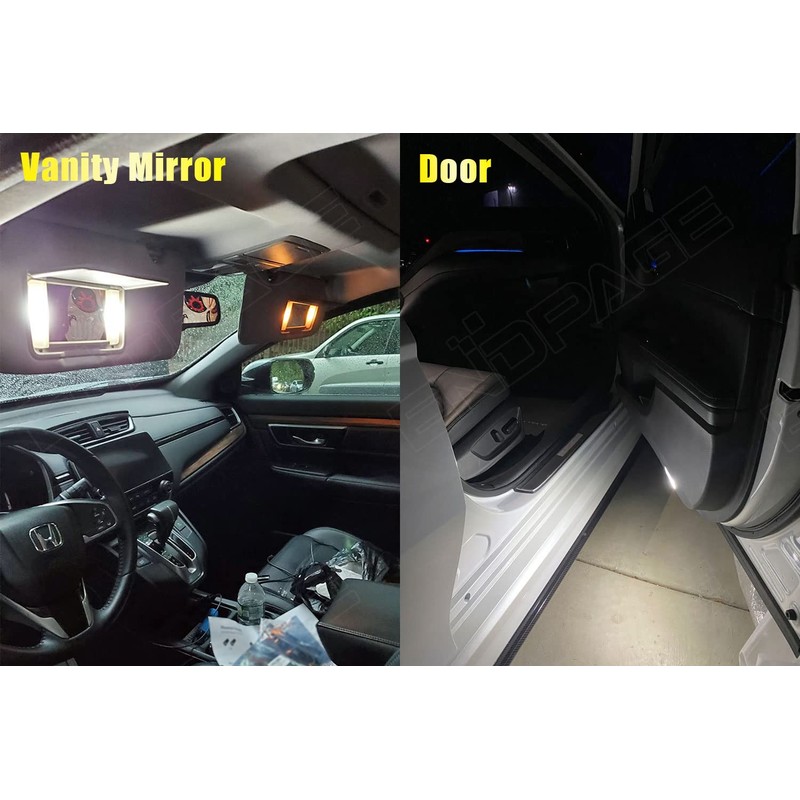 ENDPAGE 16-Pieces Ridgeline LED Interior Light Kit for Honda Ridgeline