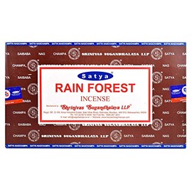 Satya Nag Champa Rainforest Incense Sticks (Whole Case)