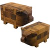 Pig Kumiki 3D Brain Teaser Wooden Puzzle