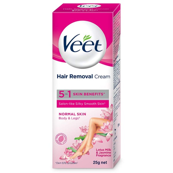 Veet Hair Removal Cream, Normal Skin - 25 G