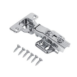 Acero inoxidable Bisagras para puerta de clóset ropero clóset hidráulico, Moderno, Plateado, 1